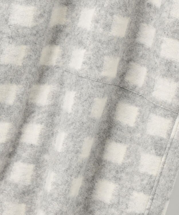 JOSEPH ABBOUD MOUNTAIN 【SPACE／UNISEX】フランネルジャージーチェック パンツ ライトグレー系3