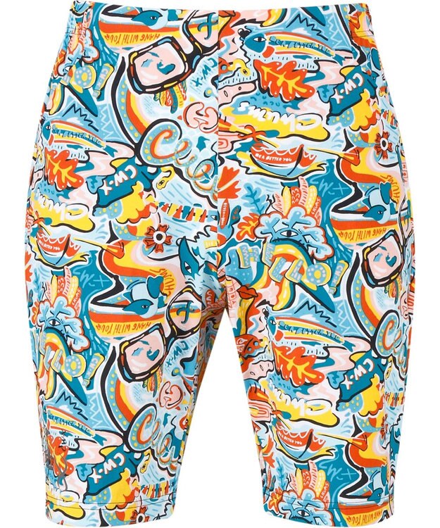 CW-X 【MEN】 CW-X 【CHUMS (チャムス)コラボ】 メンズボトムス ハーフパンツ はっ水(本体) UVカット率90％以上（本体） ひざ上丈 メンズ LNO520 /ワコール ターコイズ