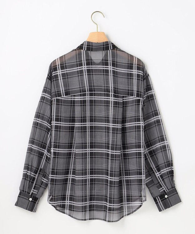 組曲 【先行予約】エアリーボイルシアー シャツ モノトーン系3