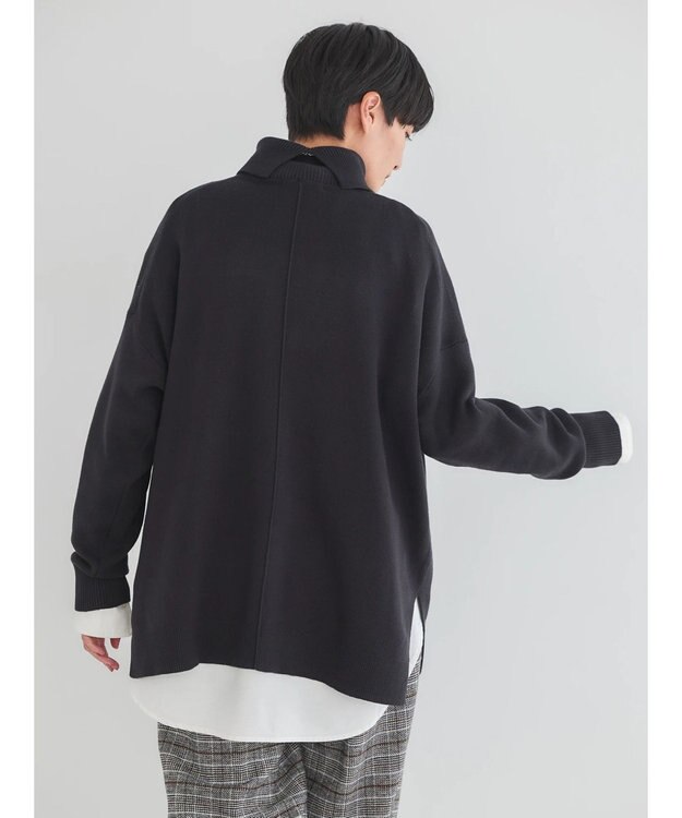 AMERICAN HOLIC バイパチタートルネックニットプルオーバー Black