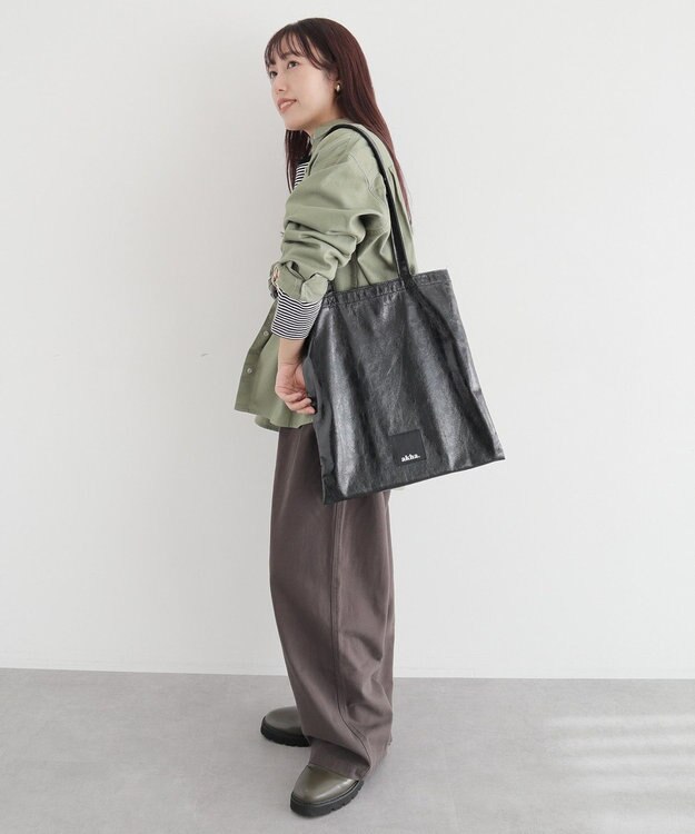 CRAFT STANDARD BOUTIQUE akha. メタリックトート Black