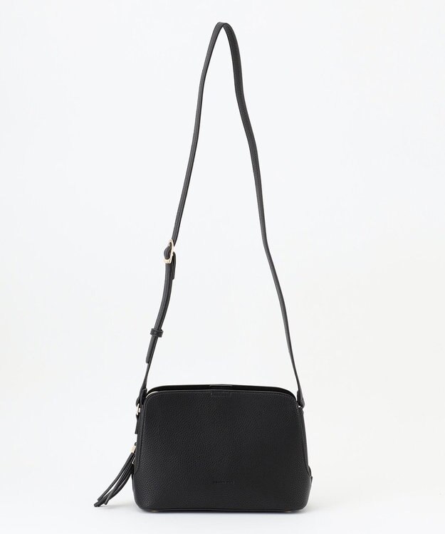 LA BAGAGERIE 【maison vert】 【多収納】アオリショルダーバッグ ブラック