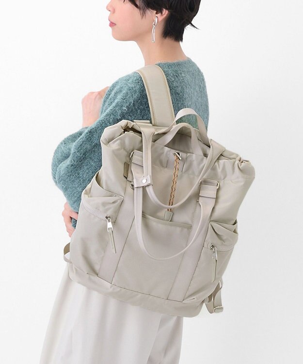 ACE BAGS & LUGGAGE W&.Day/Night アワイ 2WAYトート A4サイズ 14.0インチPC収納 20502 ダブルアンドデイナイト アイボリー