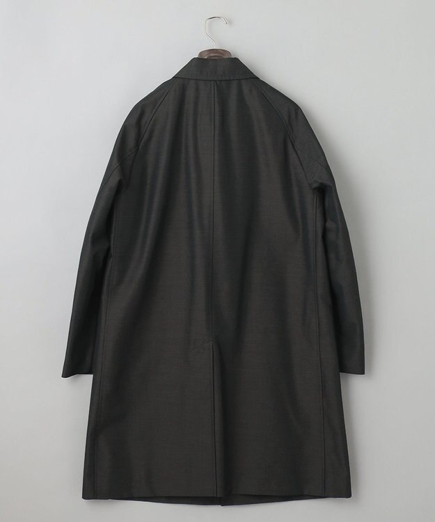 GOTAIRIKU 【山栄毛織】コットンモヘア ラグラン コート ダークブラウン系