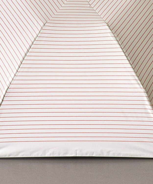 AURORA BLAO (ブラオ) ボーダー柄 晴雨兼用傘 (折り畳み・ミニ) オフホワイト