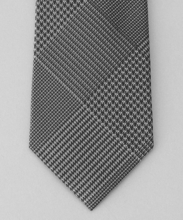 GOTAIRIKU GOTAIRIKU別注【日本製】シルク ネクタイ_チェック グレー系8