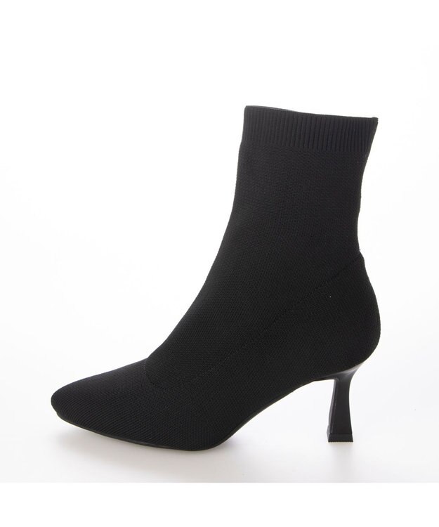 MODE ET JACOMO <noyau>ストレッチショートブーツ ブラック