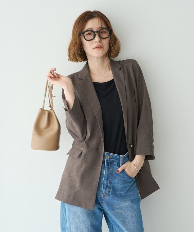 YECCA VECCA 2wayスクエアリブタンクトップ Black