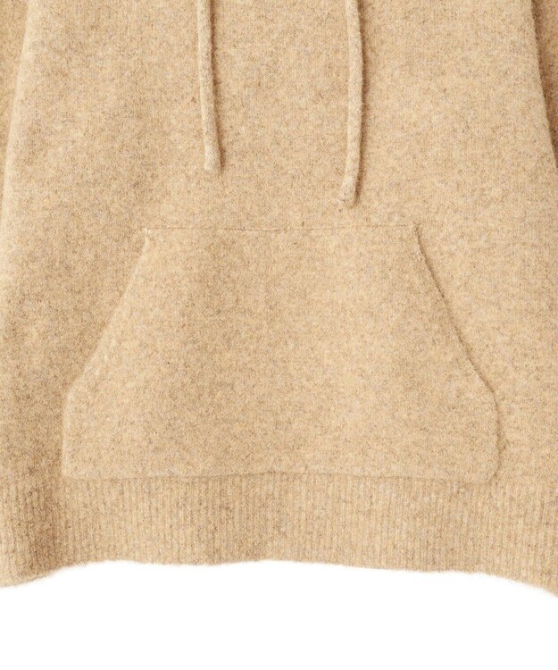 CRAFT STANDARD BOUTIQUE 起毛ニットフーディ Gray