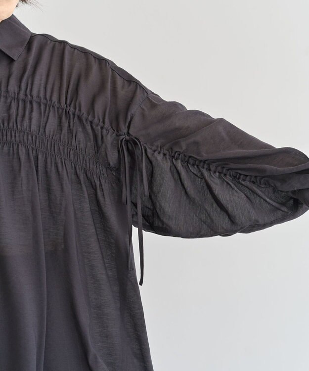 Green Parks ・ＥＬＥＮＣＡＲＥ　ＤＵＥ　シアーシャーリングシャツ Black