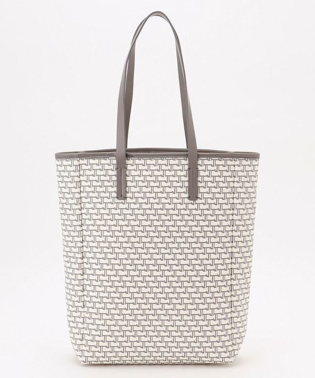 自由区 【カタログ掲載】モノグラムロゴトート バッグ ホワイト