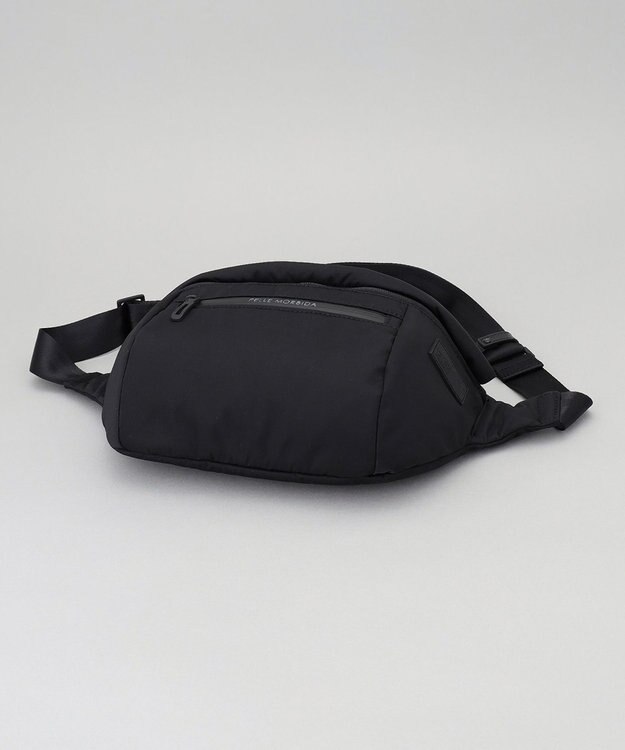 GOTAIRIKU 日本製【PELLE MORBIDA】DICROS SOLO ウエスト型ショルダーバッグ ブラック系