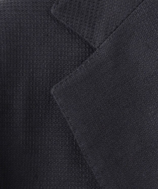 J.PRESS MEN 【WEB・一部店舗限定】リネンコットンワッフル ジャケット ネイビー系