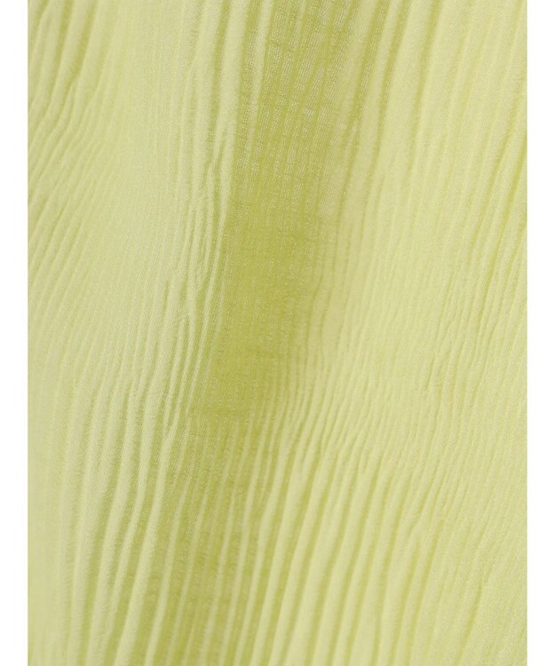 earth music&ecology クシュクシュシアーシャツ Lime Green