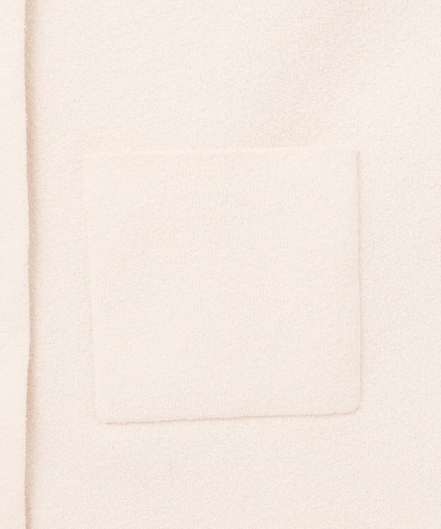 自由区 L 【洗える】ループボンディングニット ジレ アイボリー