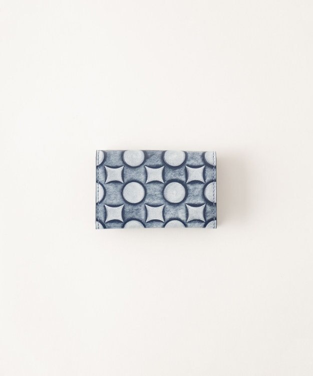 MIYABIYA La quoh with kirakaracho 南蛮七宝アルチザンレザー 名刺入れ 瑠璃紺（ネイビー）