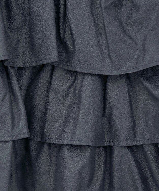 Green Parks ・ＳＵＧＡＲ　ＳＰＯＯＮ　レザーライクティアードキャミ Navy