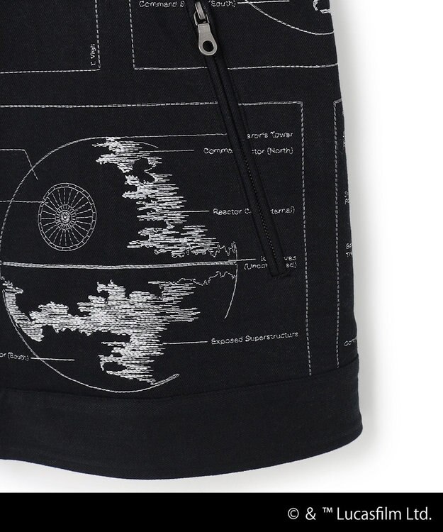 JOSEPH HOMME 【受注生産】【WEB限定】【スター・ウォーズ 】 JOSEPH HOMME スター・ウォーズ / 刺繡ブルゾン ブラック系