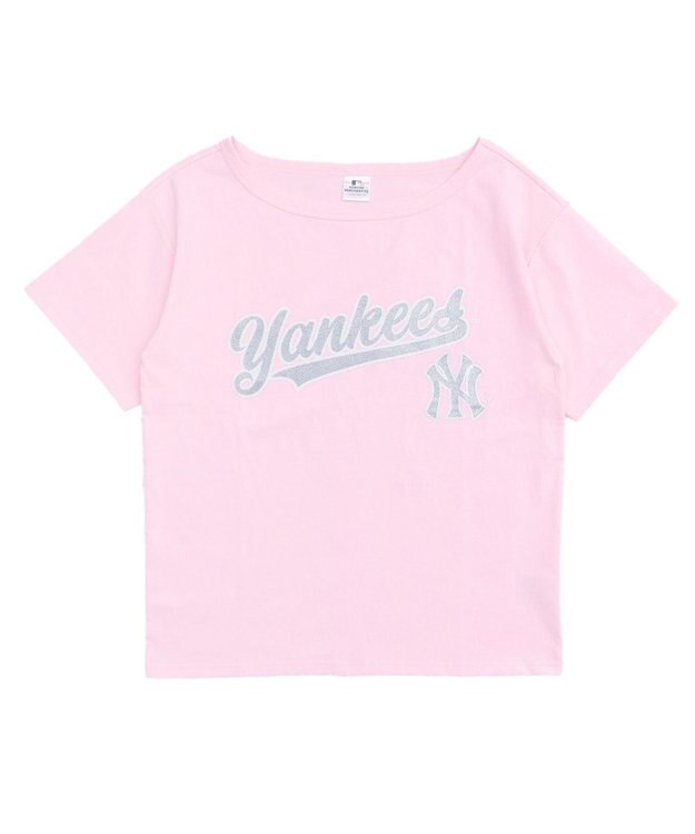 WEGO 別注MLBオフショルビッグT 柄2