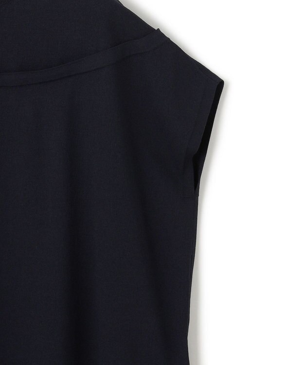 ICB 【接触冷感・UVケア・洗える】 VIS/NYハイゲージ モックネックプルオーバー ネイビー系