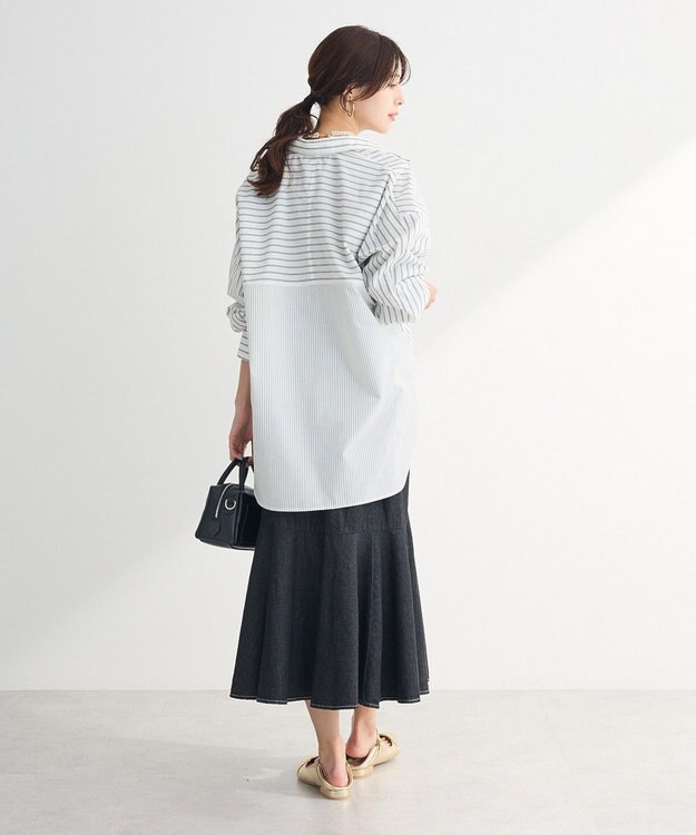 Green Parks ・ＥＬＥＮＣＡＲＥ　ＤＵＥ　デニムマーメイドスカート Black