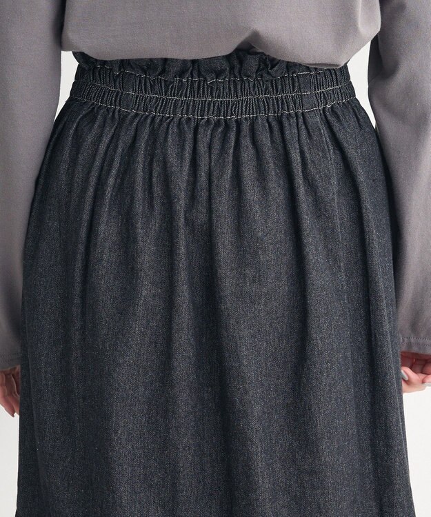 Green Parks ・ＥＬＥＮＣＡＲＥ　ＤＵＥ　デニムマーメイドスカート Black