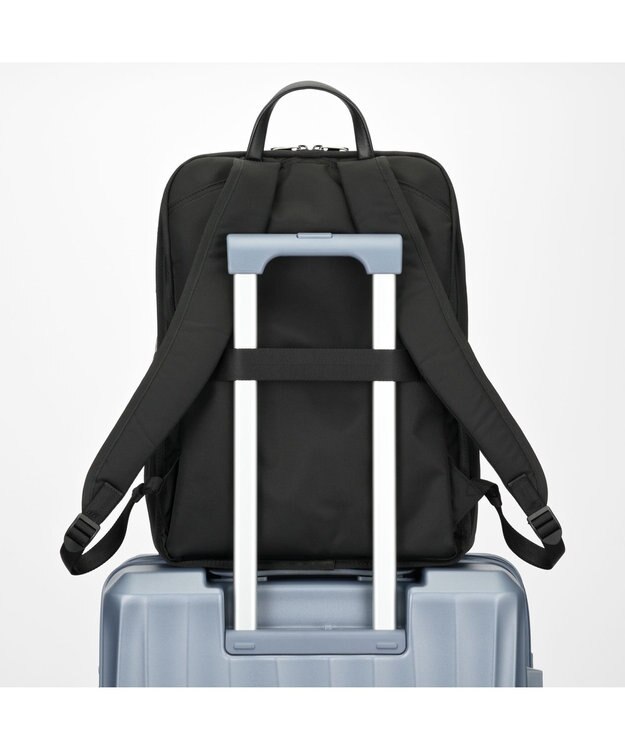 ACE BAGS & LUGGAGE W&.Day/Night リッカ2 スクエアリュック B4サイズ 15.6インチPC収納 19153 ダブルアンドデイナイト ブラック