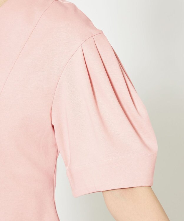 uncrave 【接触冷感・UVカット】ダブルフェイスジャージー 2WAYブラウス（uncrave STANDARD） ピンク