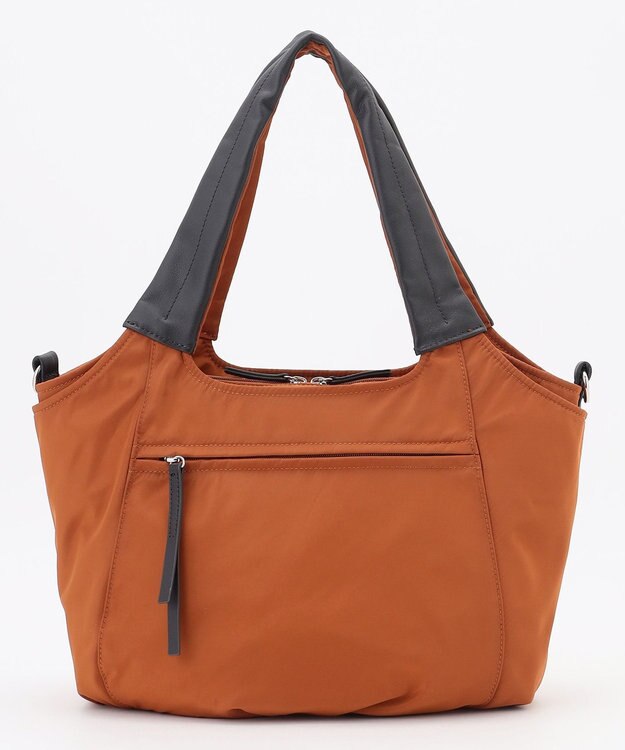 Y'SACCS ふんわりラウンド2WAYトート Mサイズ オレンジ