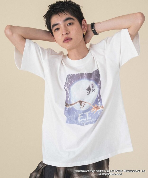 WEGO 【新柄追加/E.T/ユニセックス着用ITEM/SMLサイズ展開】E．T．グラフィックT（S） 柄1