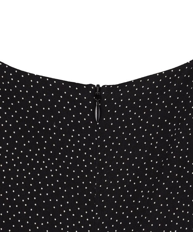 uncrave ドットプリント オールインワン ブラック×ホワイト