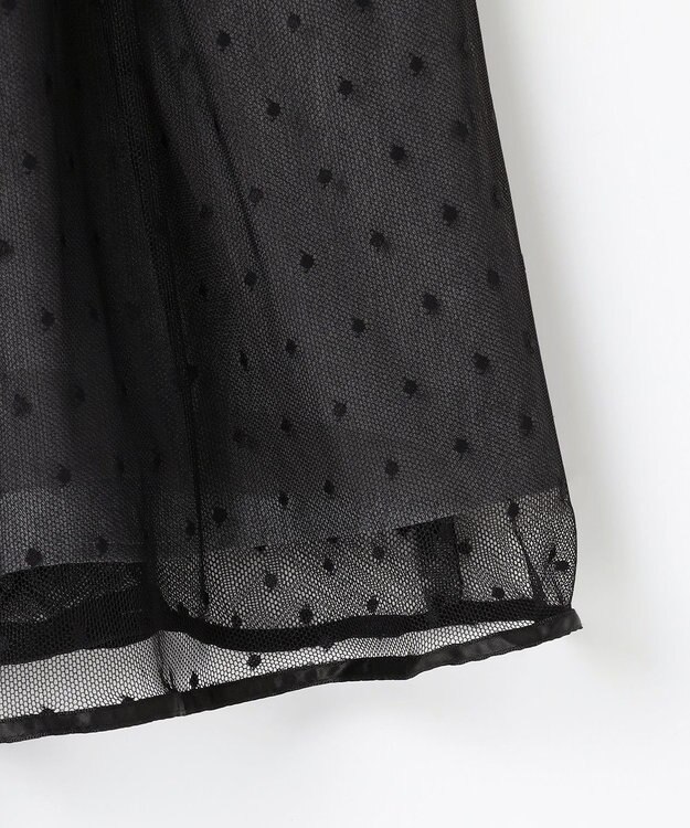 組曲 KIDS 【150-160㎝】ノワールドット ドレス グレー