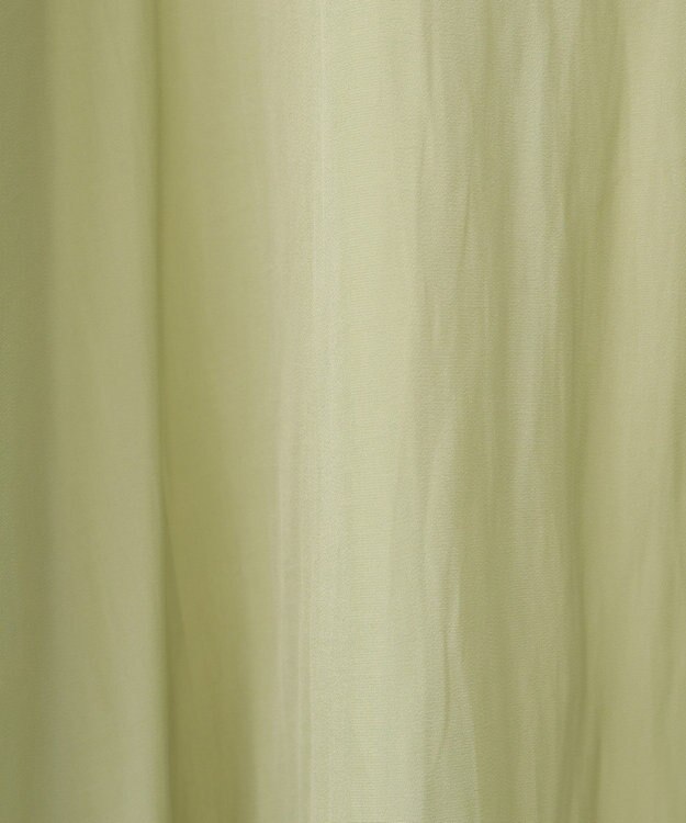 Green Parks サラフレブラウス（無地） Lime Green