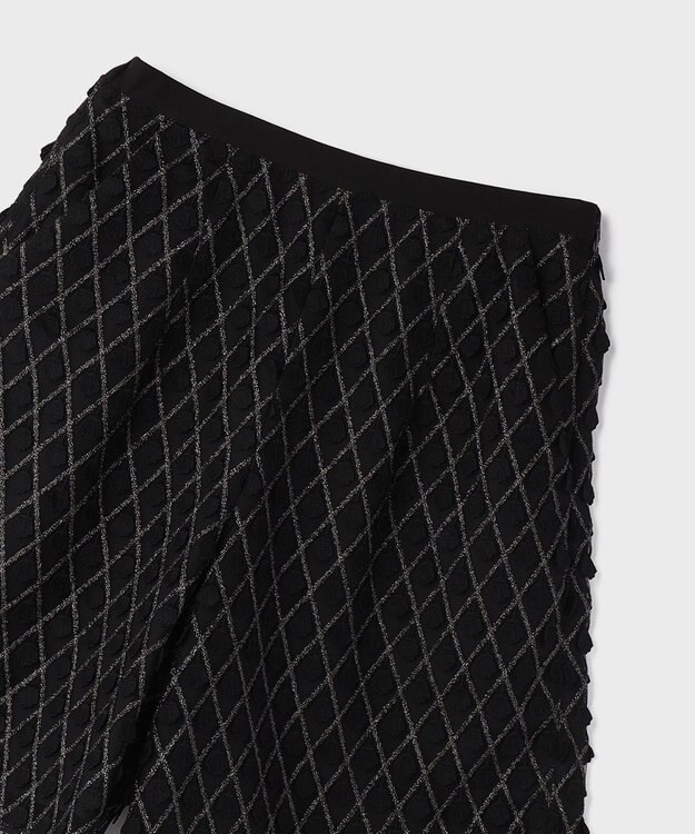 GRACE CONTINENTAL モチーフチュールパンツ ブラック