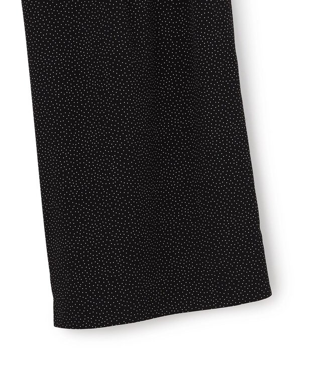 uncrave ドットプリント オールインワン ブラック×ホワイト