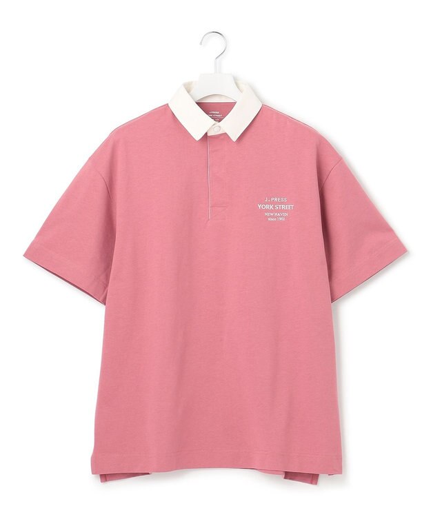 J.PRESS YORK STREET 【UNISEX】オーバーシルエット ラガーシャツ ワイン系