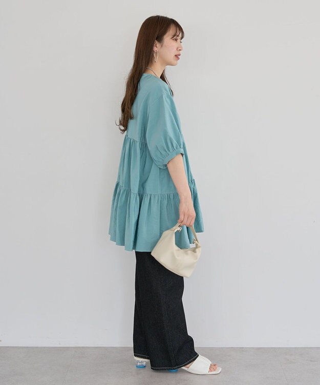 Green Parks ・ＥＬＥＮＣＡＲＥ　ＤＵＥ　ティアードチュニック Off White