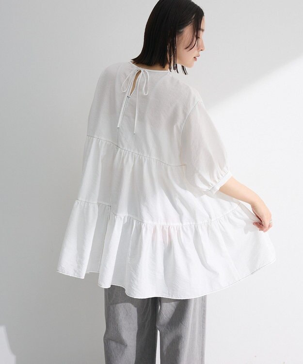 Green Parks ・ＥＬＥＮＣＡＲＥ　ＤＵＥ　ティアードチュニック Off White