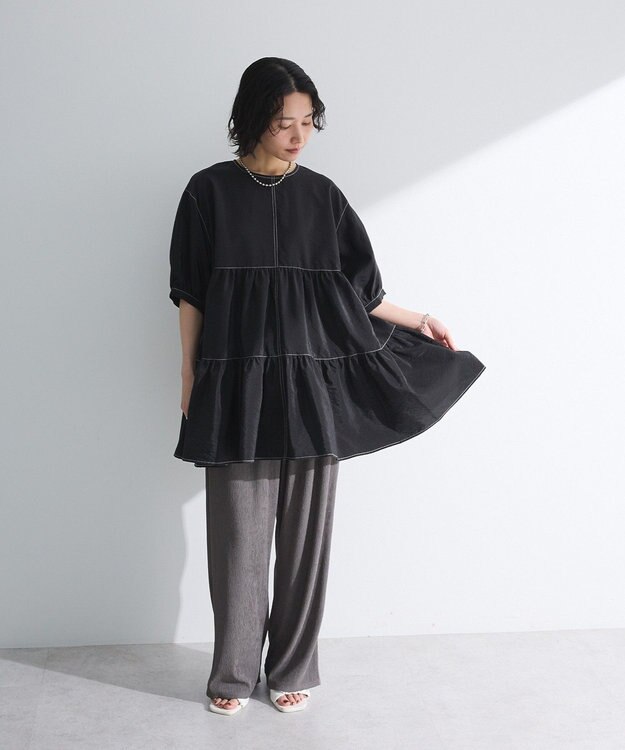 Green Parks ・ＥＬＥＮＣＡＲＥ　ＤＵＥ　ティアードチュニック Off White