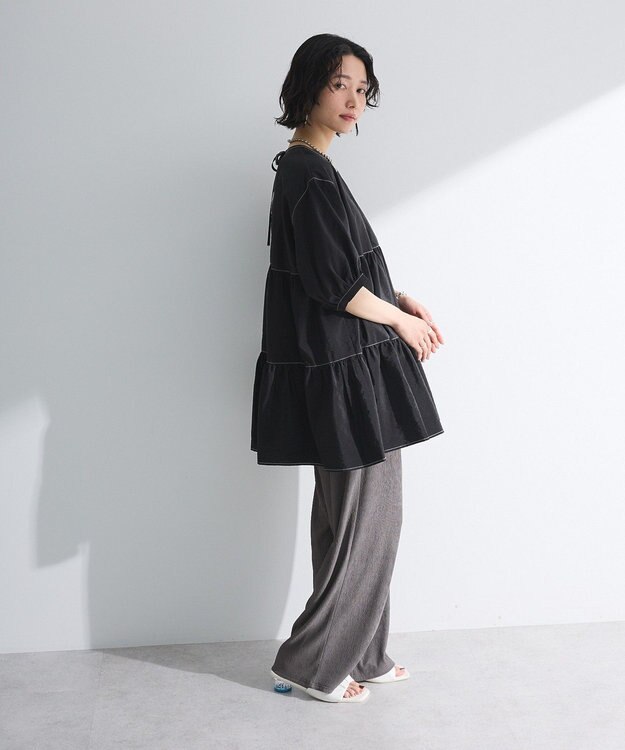 Green Parks ・ＥＬＥＮＣＡＲＥ　ＤＵＥ　ティアードチュニック Off White