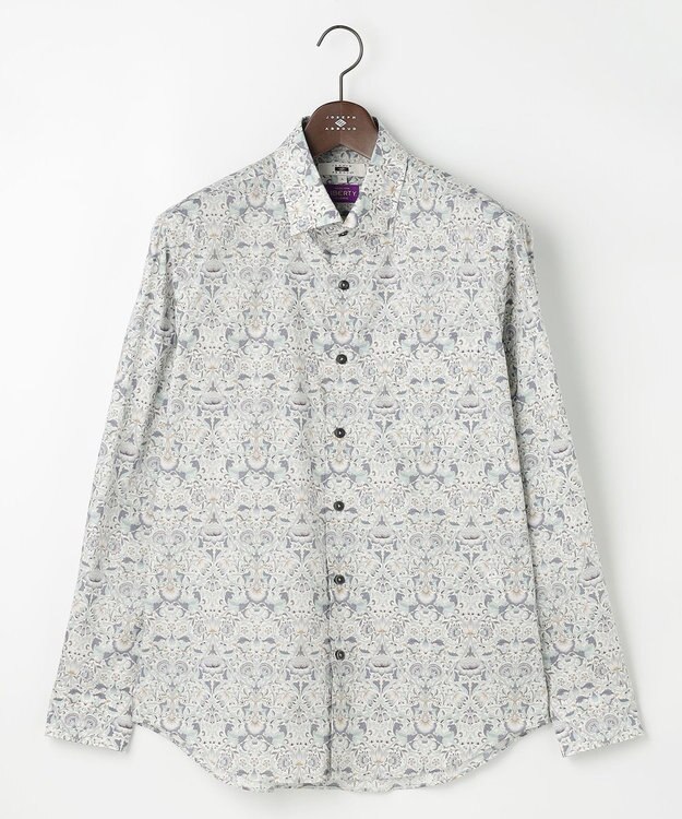 JOSEPH ABBOUD 【英国・リバティ社】リバティプリントシャツ アイボリー系5