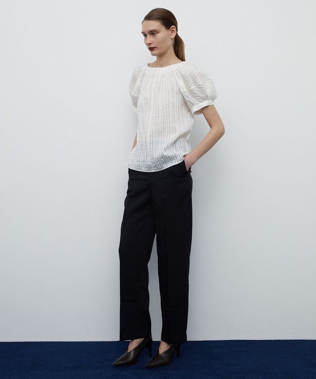 BEIGE， MADELEINE / ストレートパンツ Black