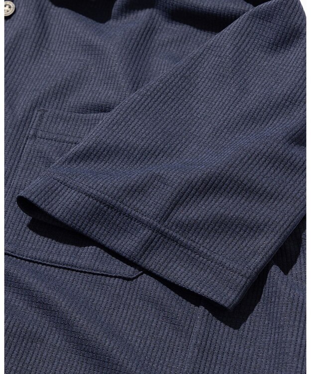 JOSEPH ABBOUD MOUNTAIN 【吸水速乾・通気性】ミズノコラボ DRY AEROFLOW ポロシャツ ネイビー系