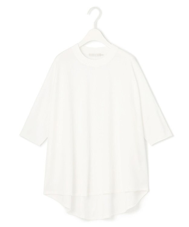 ICB 【新色追加・接触冷感・UVカット・洗える】 ヴィスコースナイロンハイゲージ 半袖プルオーバー オフホワイト系