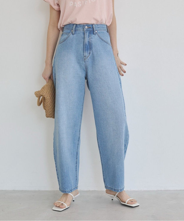 WEGO 【ANGIE VINTAGE/SMLサイズ展開】カーブデニムパンツ