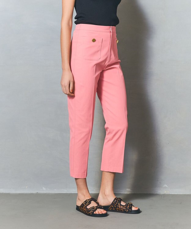 GRACE CONTINENTAL バックスリットスティックパンツ ピンク