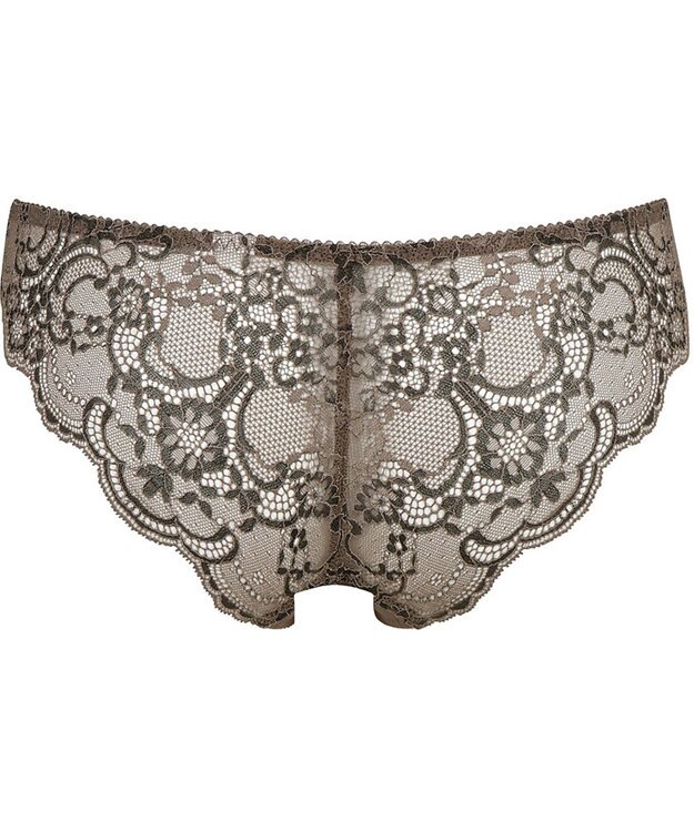 WACOAL Tバック ショーツ 【重力に負けないバストケアBra】 はきこみ丈あさめ BRA184とペア バックのかぶり広め レディース PRA484 /ワコール シナモンブラウン