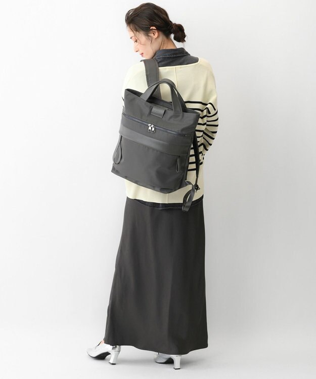 ACE BAGS & LUGGAGE W&.Day/Night サクテ 2WAYリュック A4サイズ 13.3インチPC収納 19021 ダブルアンドデイナイト ダークグレー