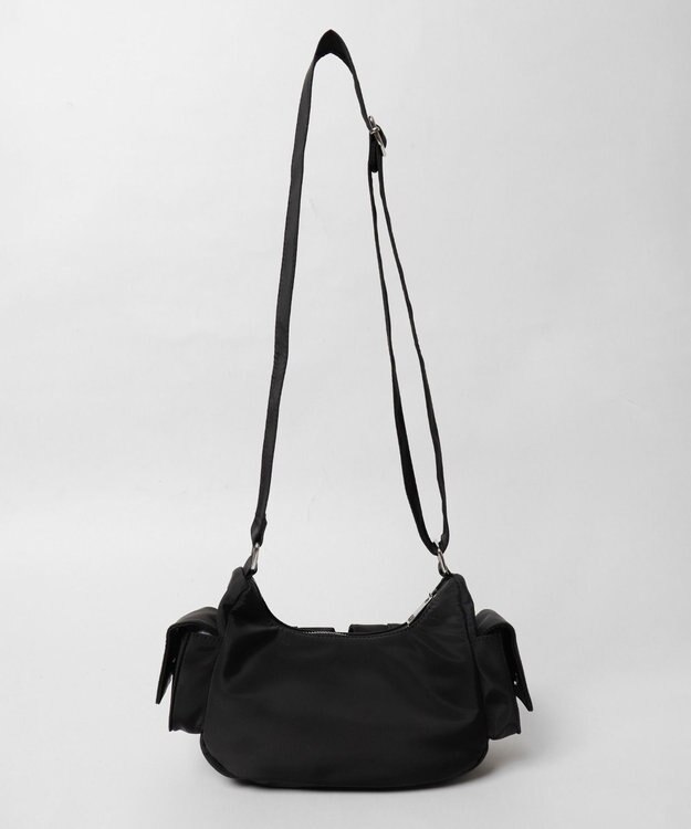 WEGO 金具デザインポケットショルダー ブラック