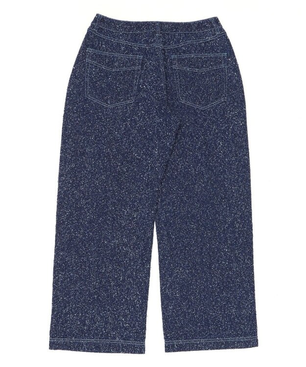 WEGO ネップデニムバギーパンツ デニムインディゴ